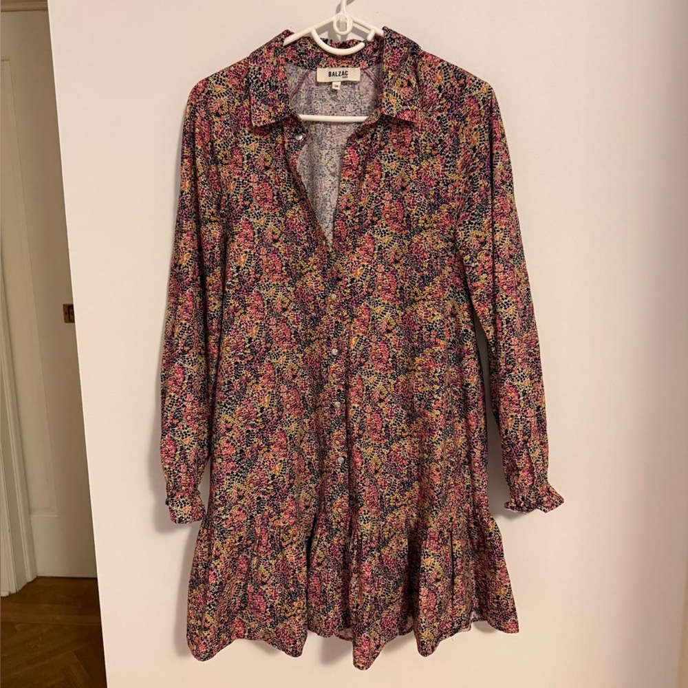 BALZAC Paris Pink Floral Mini Dress